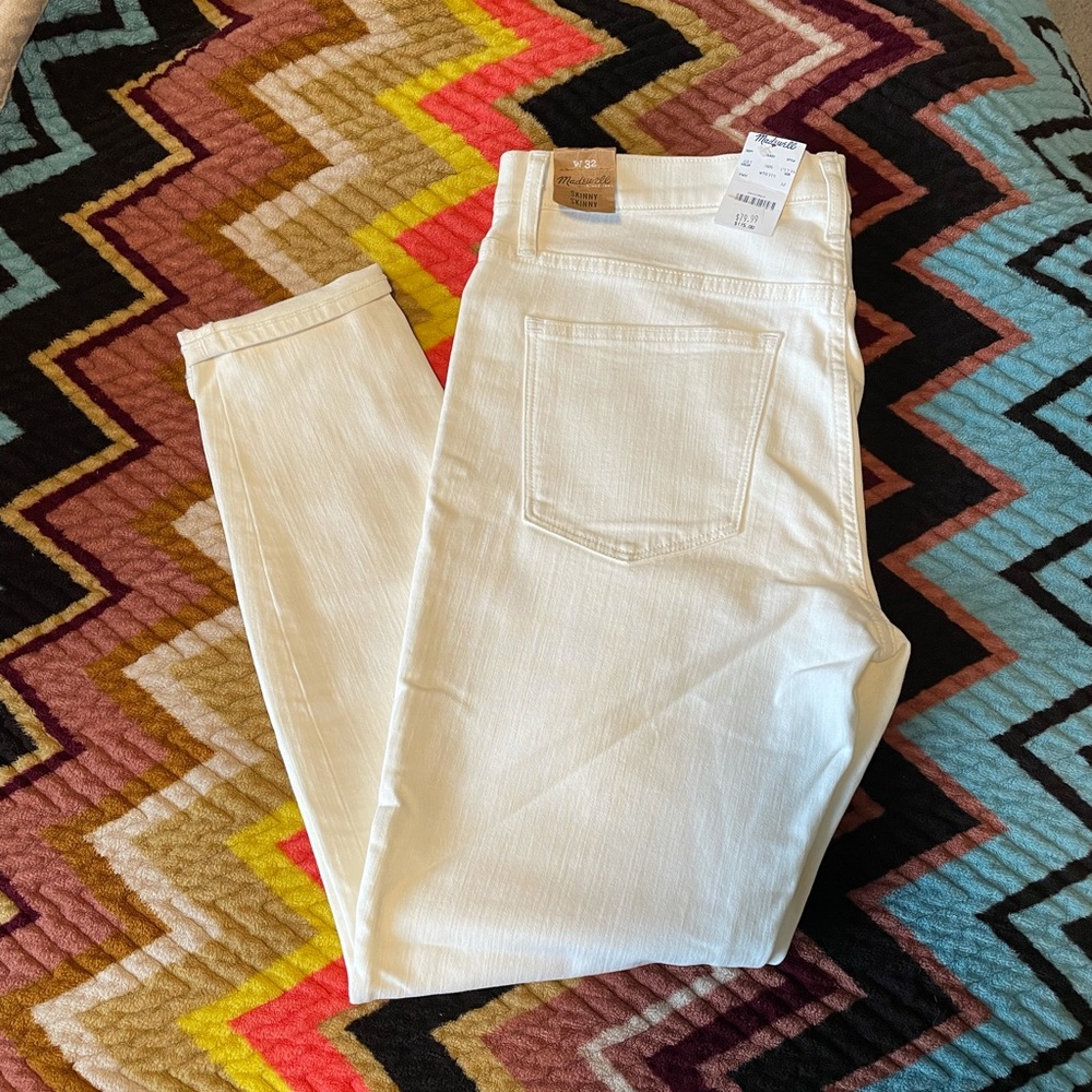 Madewell 9” Skinny Jeans, Pure White
